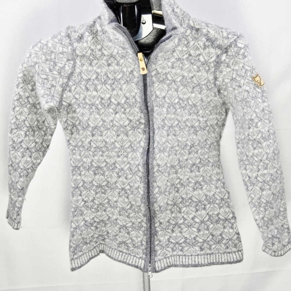 Fjallraven 100%‎ Wool Cottagecore Nordic Full Zip Jacket, Large